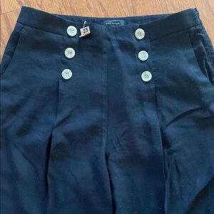 Ann Taylor Black High-Waisted Trousers